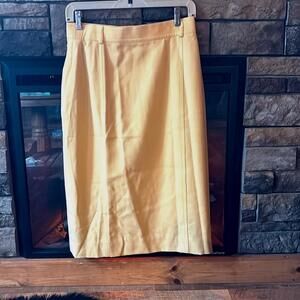 Vintage Escada Yellow Skirt